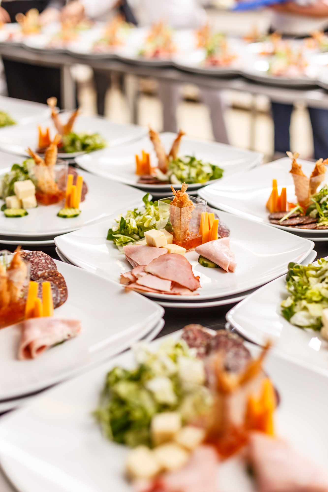 Catering table set service